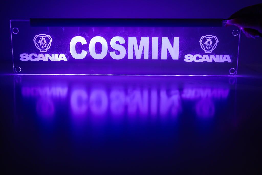 Plăcuță LED 3D TIR - SCANIA