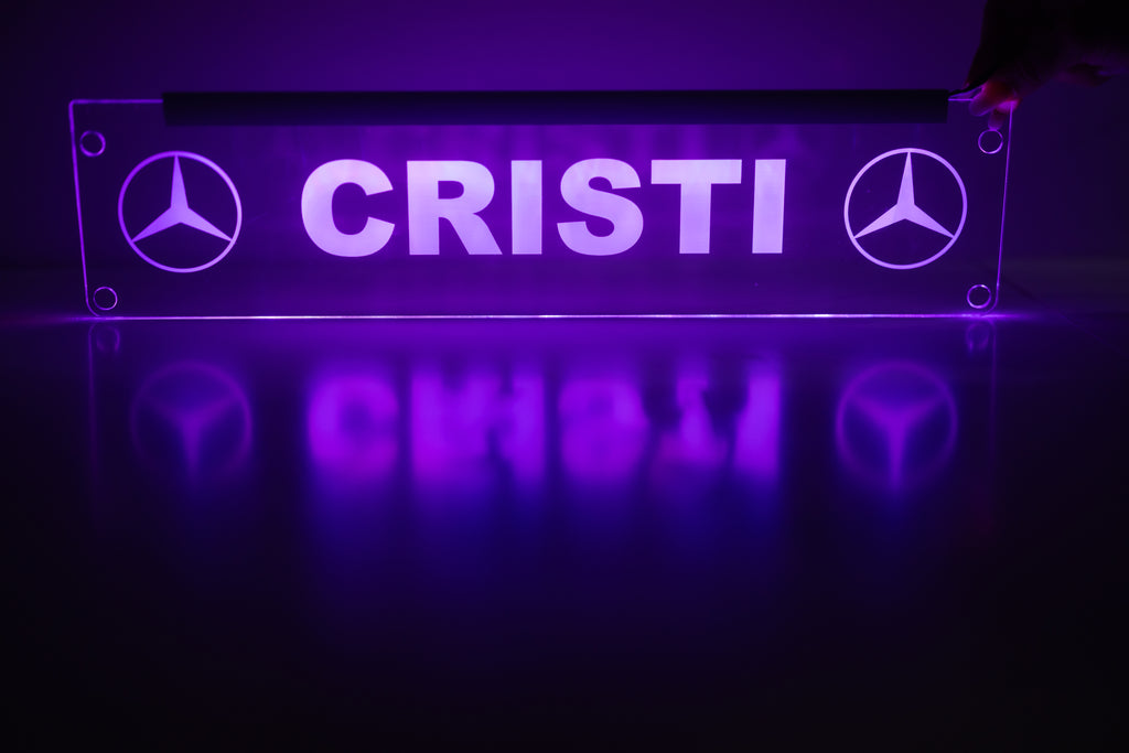 Plăcută LED 3D TIR - Mercedes Benz