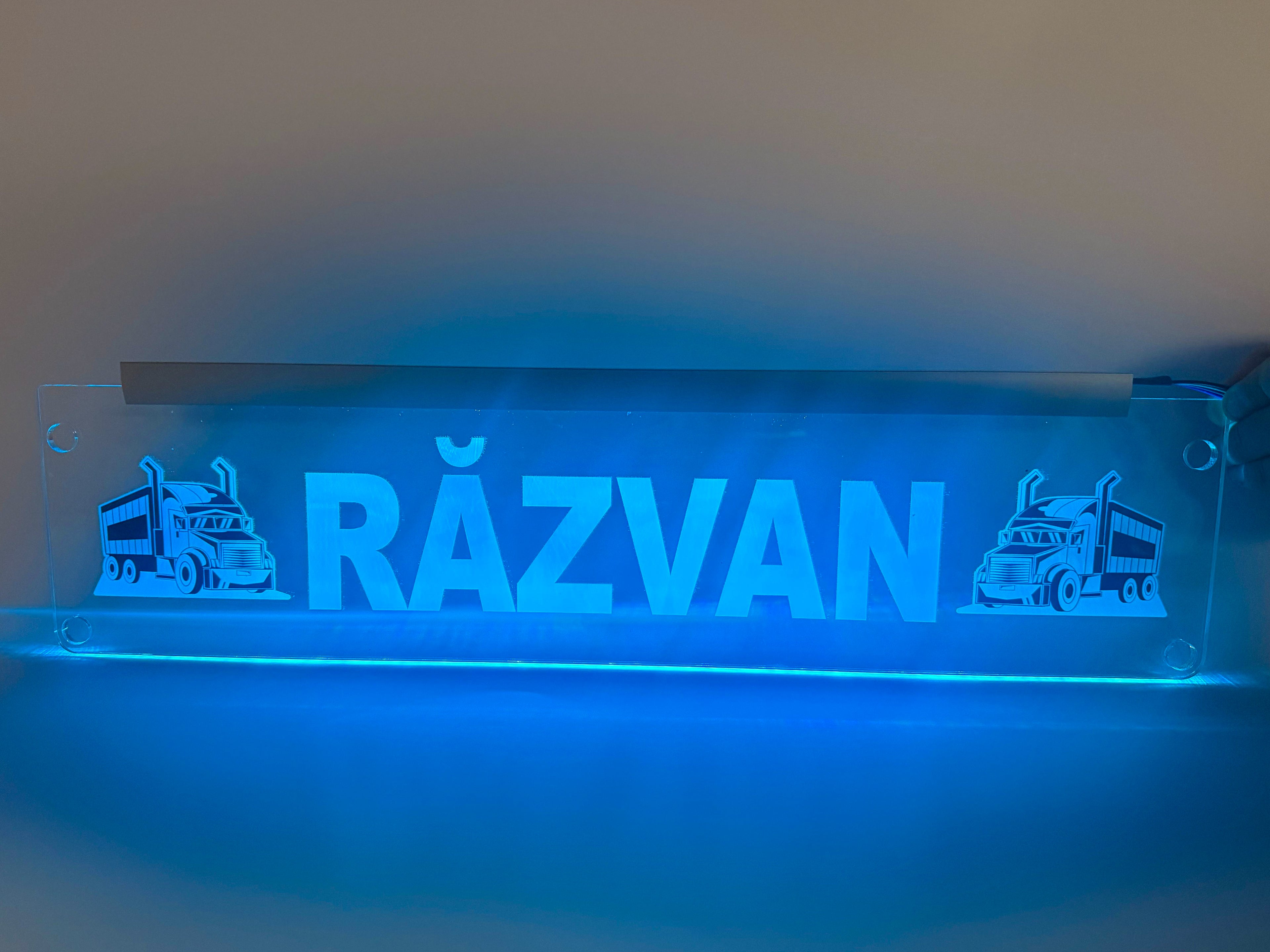 Plăcuță LED 3D TIR - 2 Tiruri complete