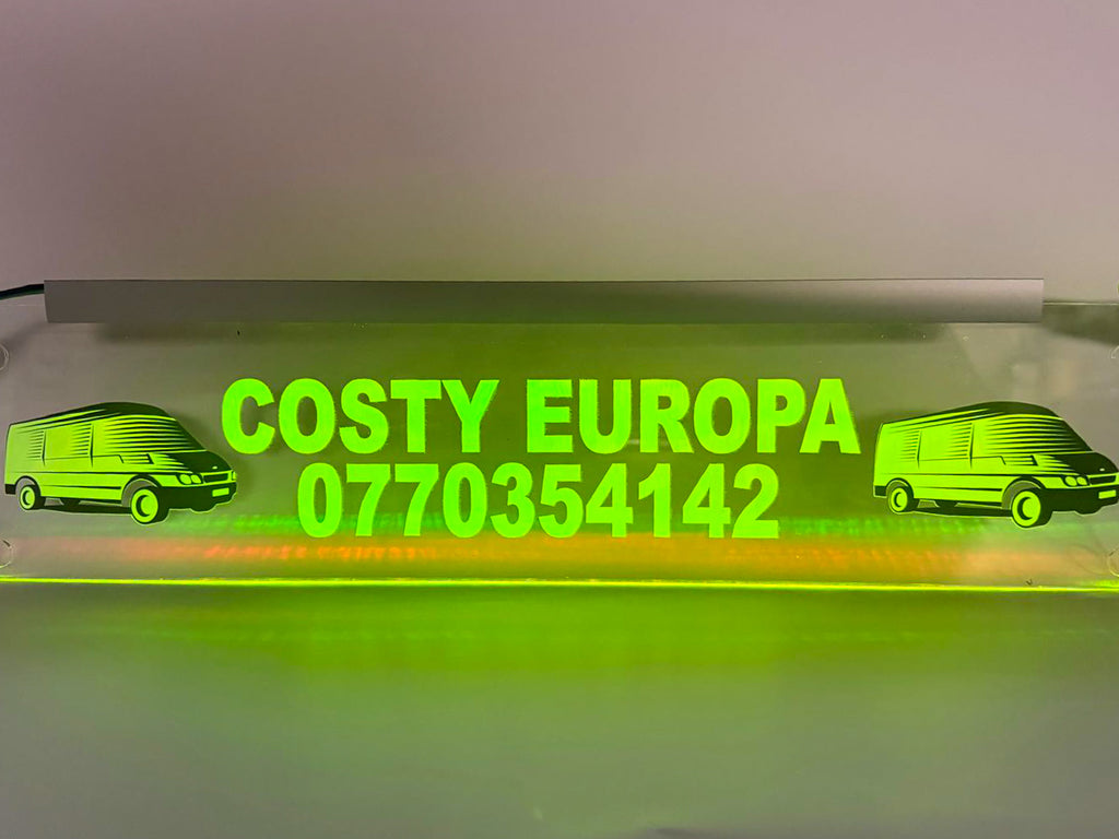 Plăcuță LED 3D - Transportatori