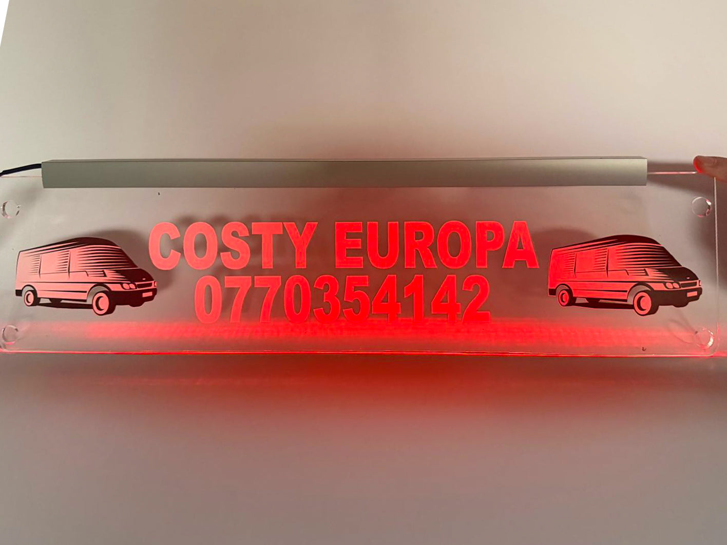 Plăcuță LED 3D - Transportatori