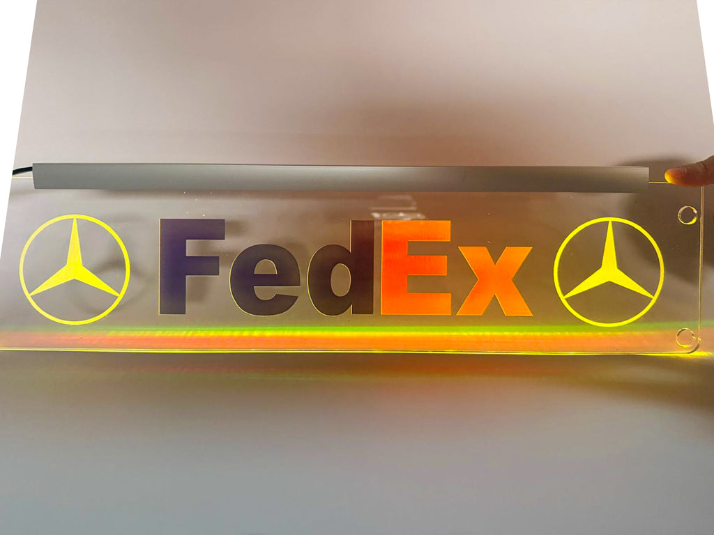 Plăcută LED 3D - FedEx