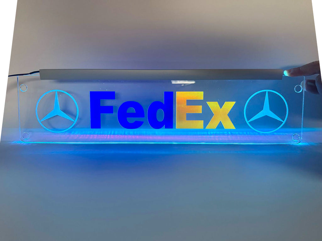 Plăcută LED 3D - FedEx