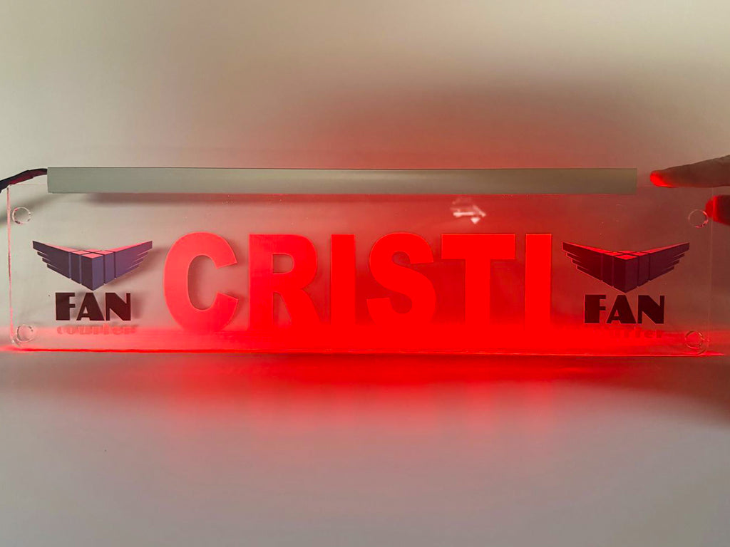 Plăcuță LED 3D - FanCourier