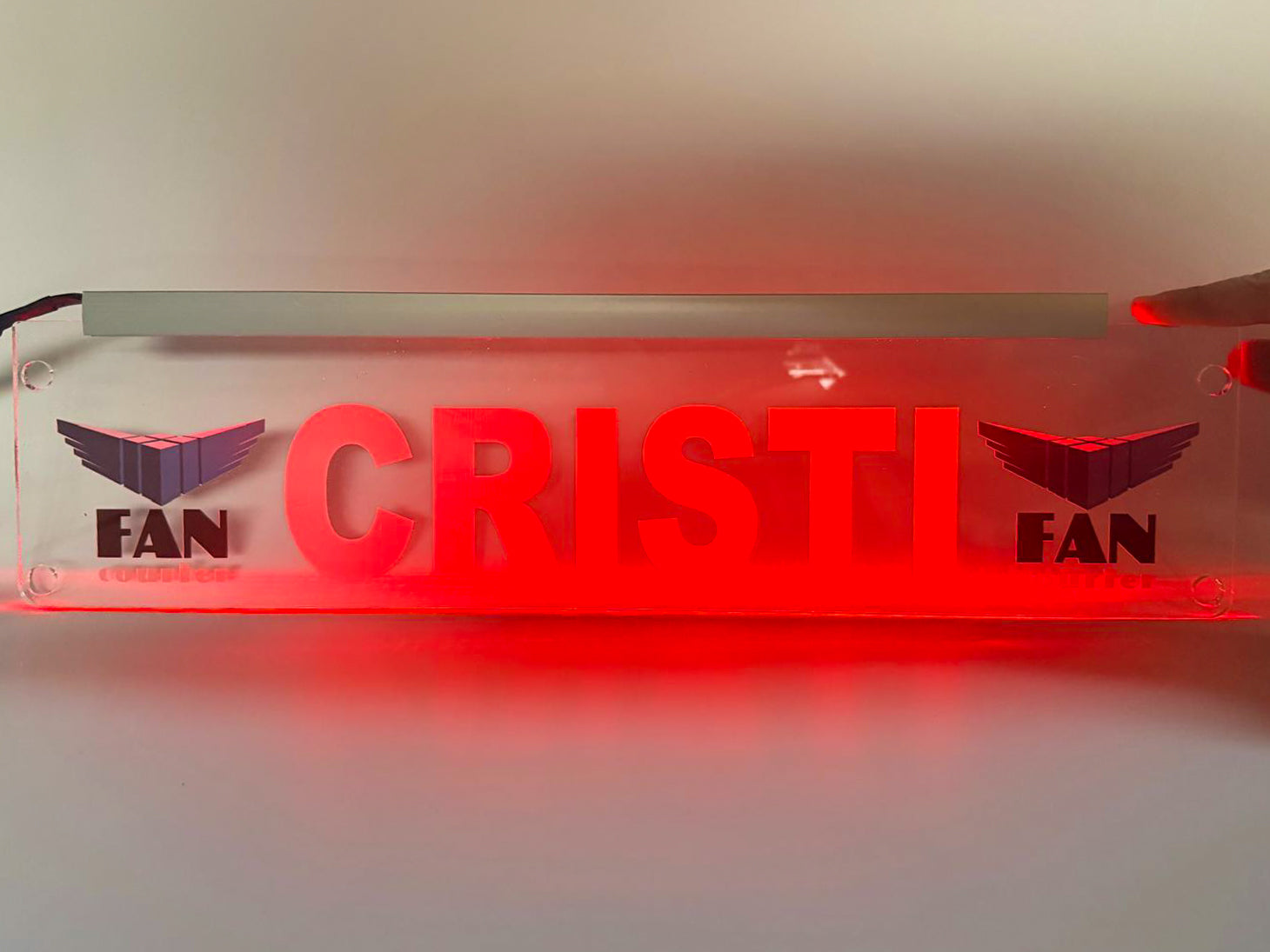 Plăcuță LED 3D - FanCourier