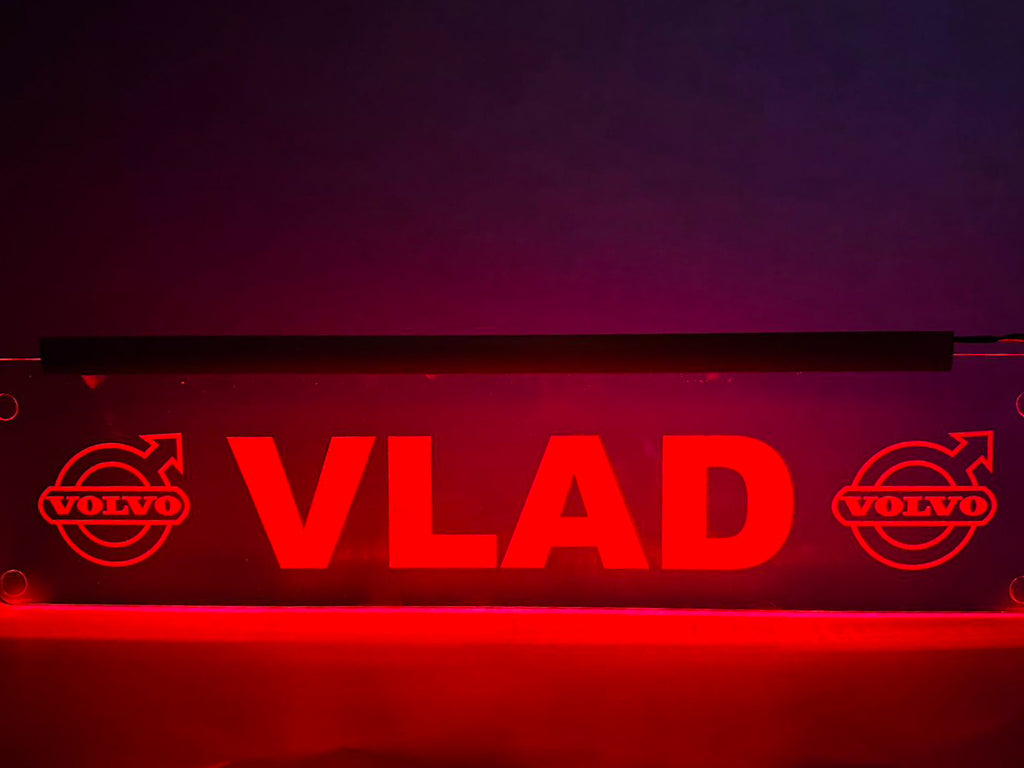 Plăcută LED 3D  TIR - Volvo